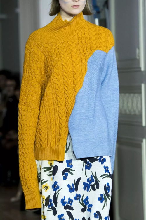 针织元素 曲线绞花的艺术之美